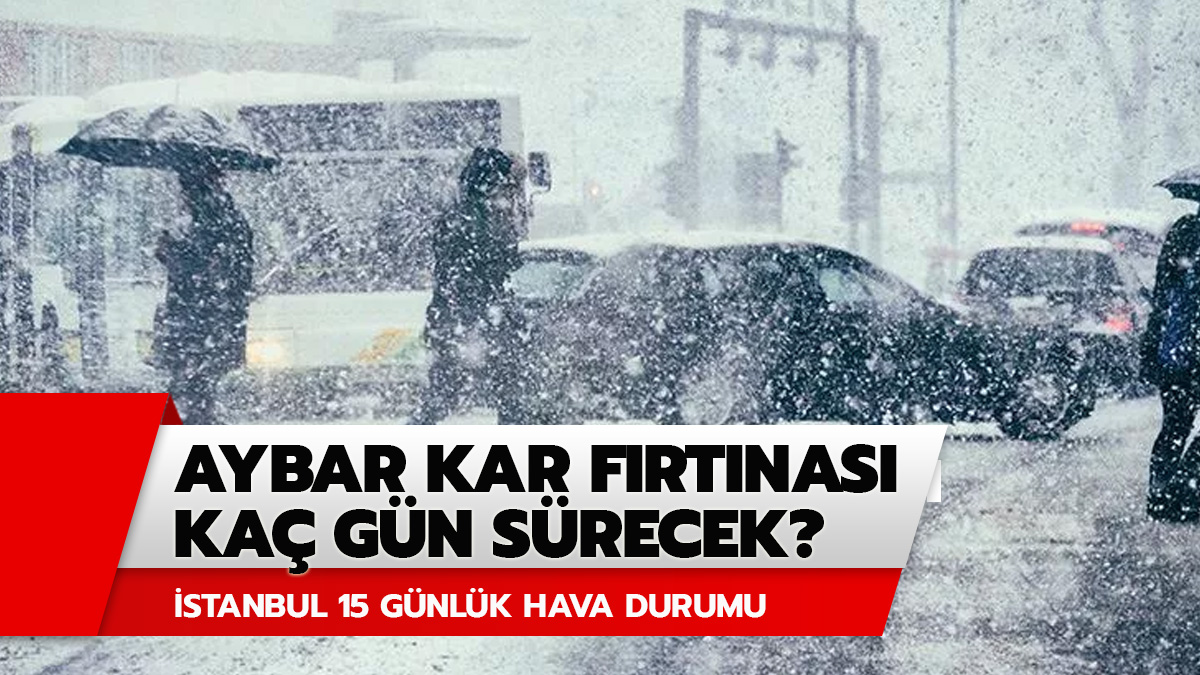 �stanbul 15 g�nl�k hava durumu!