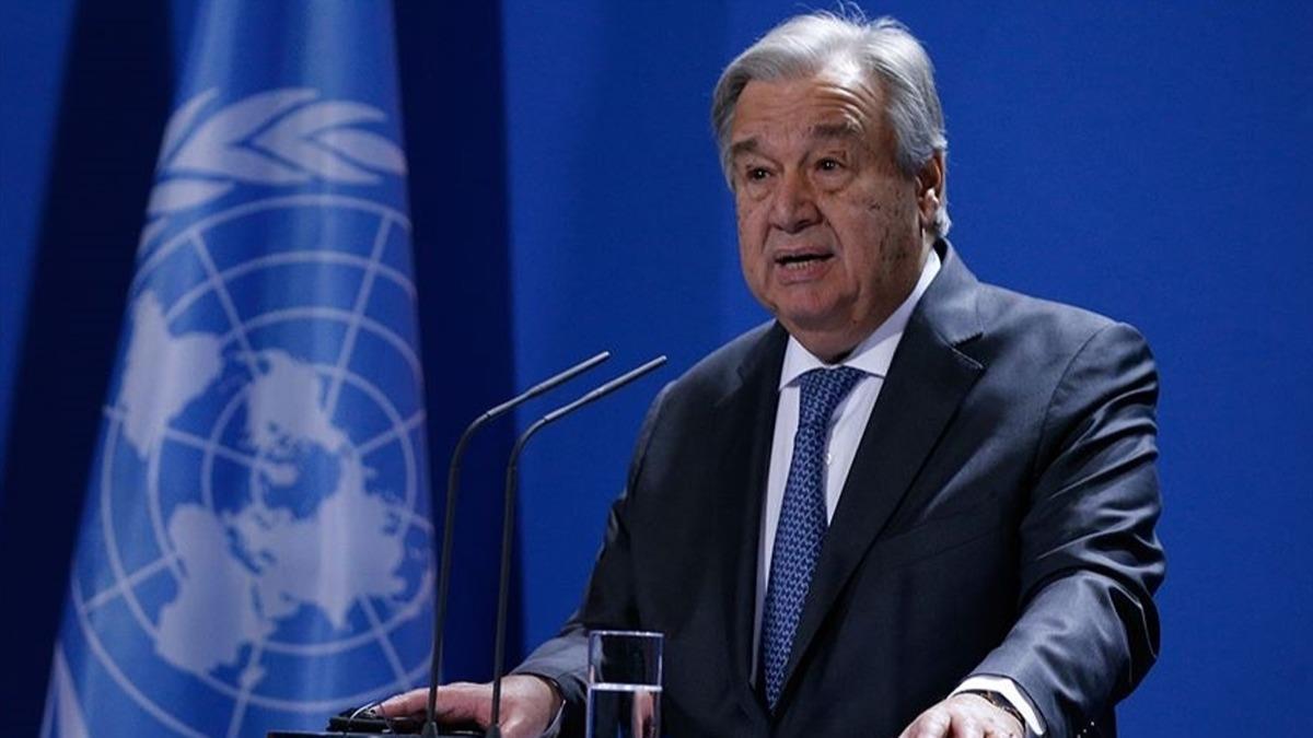 BM Genel sekreteri Guterres'den Suriye iin siyasi zm ars