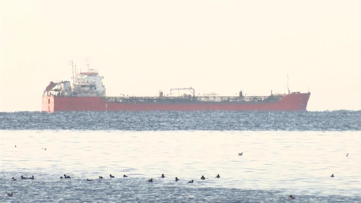 6 bin 99 ton ayiek ya ykl tanker gemisi Marmara Denizi'ne ald