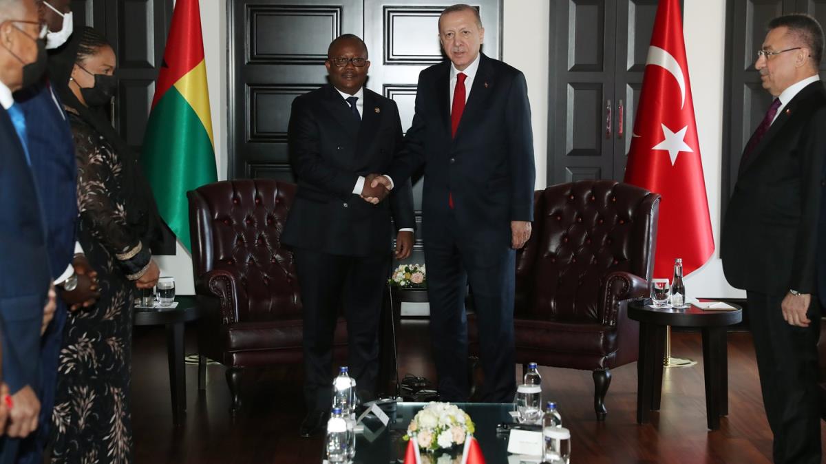 Cumhurbakan Erdoan, Gine Bissau Cumhurbakan Embalo ile grt 