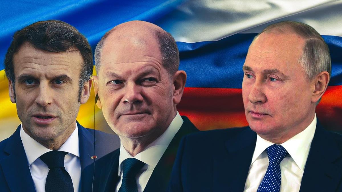 Putin, Macron ve Scholz ile Ukrayna'daki durumu grt 