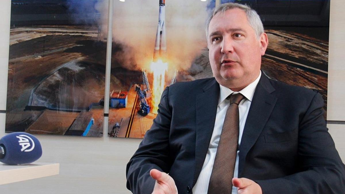 Rusya Federal Uzay Ajans Rogozin: Uzay istasyonunun almalarnn devam etmesi iin yaptrmlar kaldrlmal