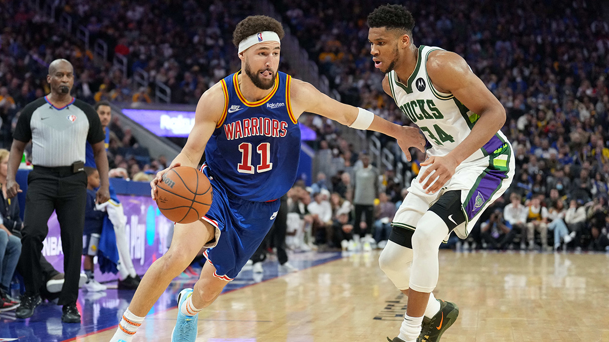 Golden State Warriors'� galibiyete Klay Thompson ta��d�