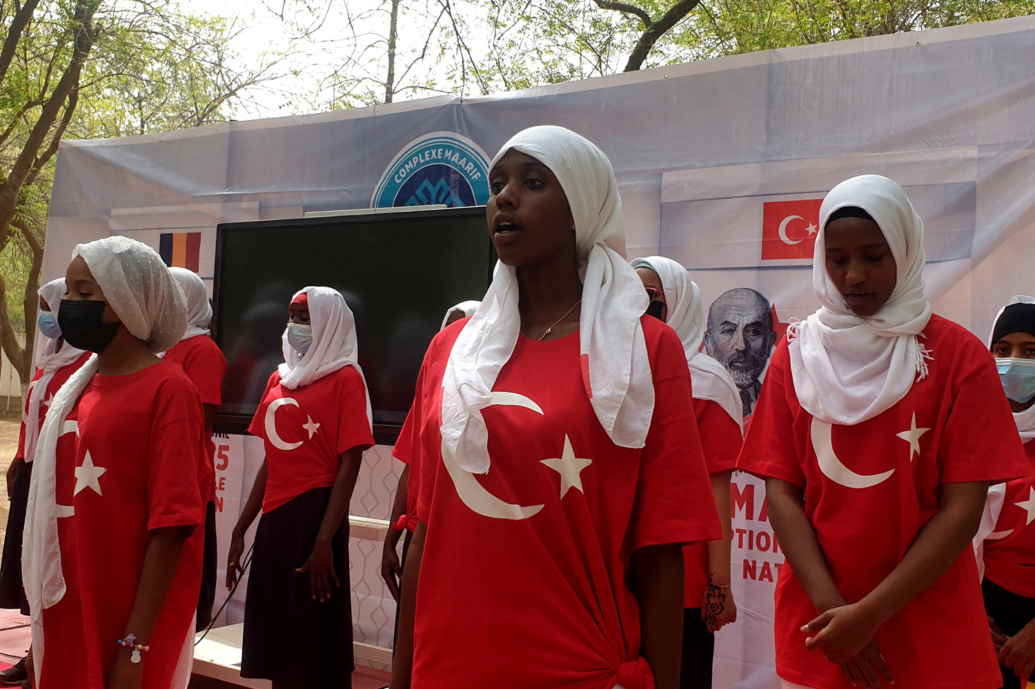 Afrika �lkesi �ad'da �anakkale Zaferi ve  �stiklal Mar��'n�n kabul� kutland�