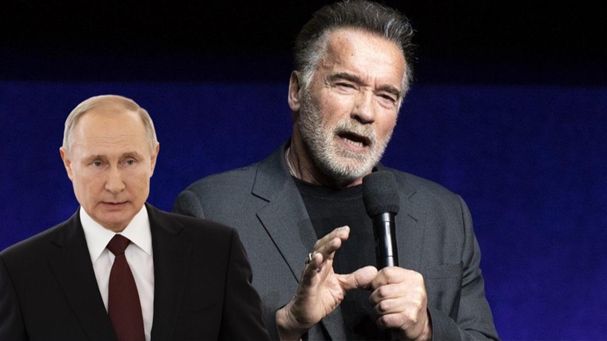 Arnold Schwarzenegger'den Putin'e: Bu sava sen balattn sen durdur