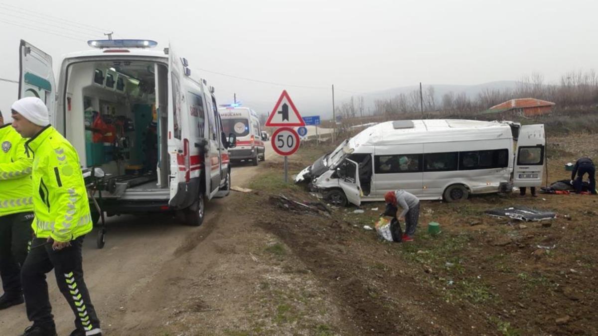 Amasya'da kaza: ok sayda yaral var