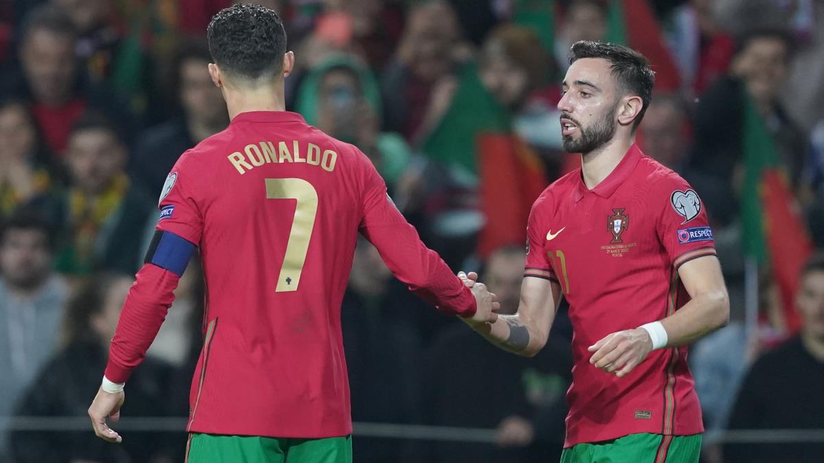 Portekiz, Kuzey Makedonya'y 2 golle geerek Dnya Kupas biletini ald 