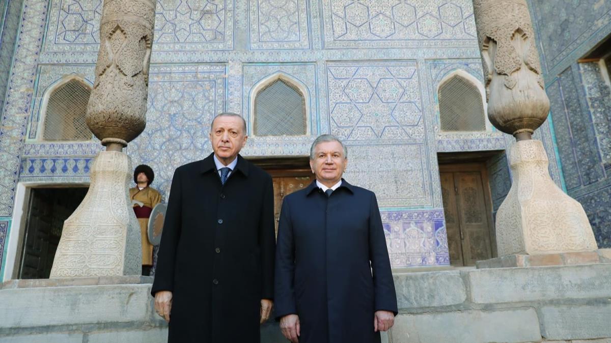 Cumhurbakan Erdoan, zbekistan'dan ayrld