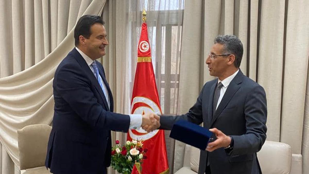 Trkiye'nin Tunus Bykelisi, Tevfik erafettin ile grt