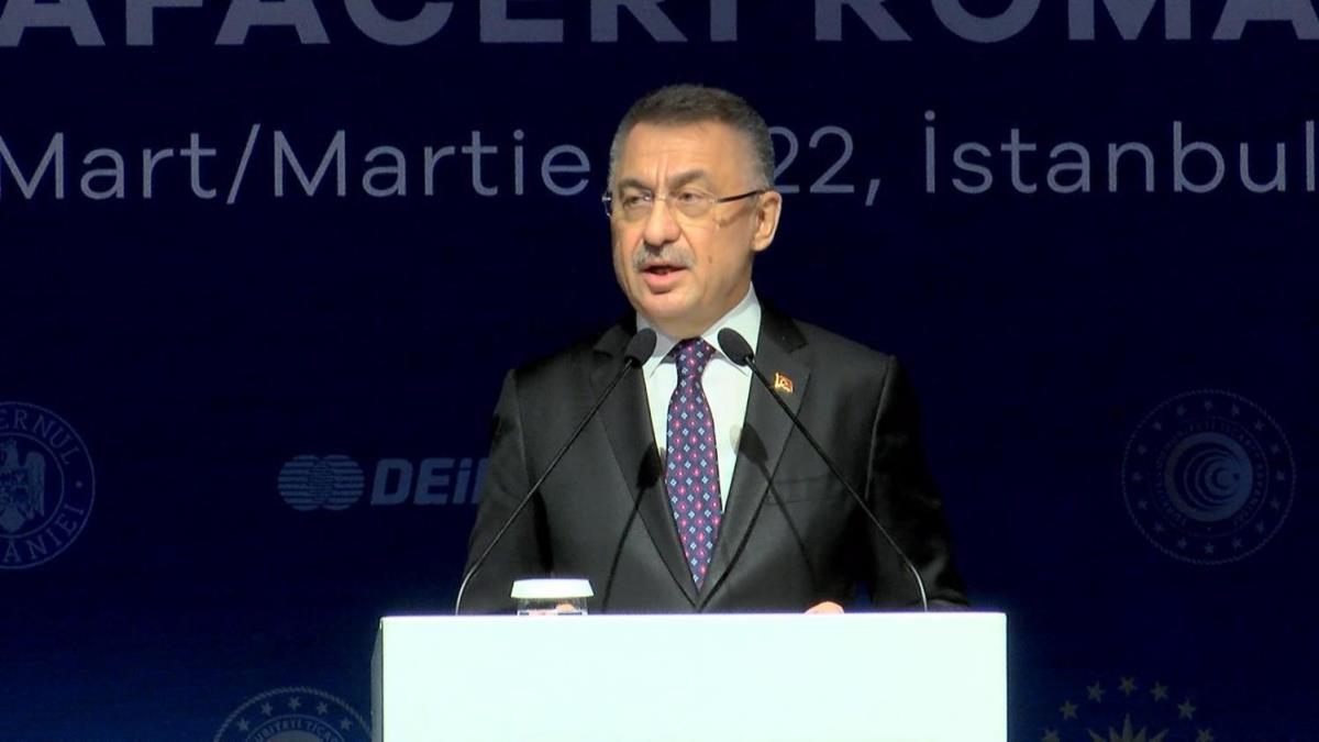 Cumhurbakan Yardmcs Oktay, Romanya-Trkiye ticaret hedefini aklad