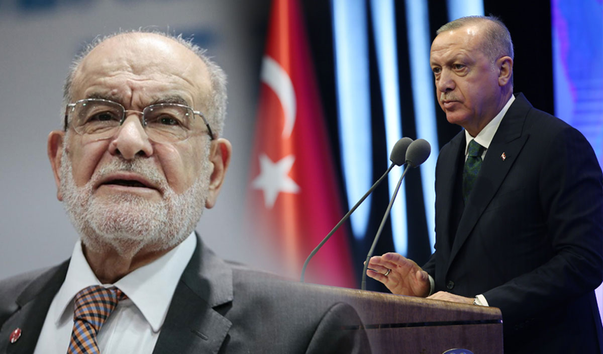 Karamollao�lu'nun 'Erbakan' s�z�ne Ba�kan Erdo�an'dan tepki: Haddine mi senin?