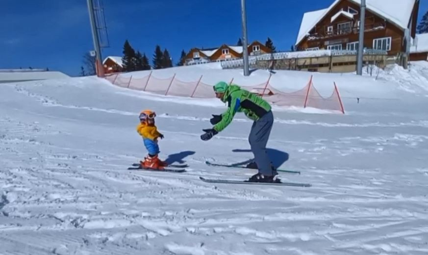 14 ayl�k kayak��n�n maharetleri mest etti