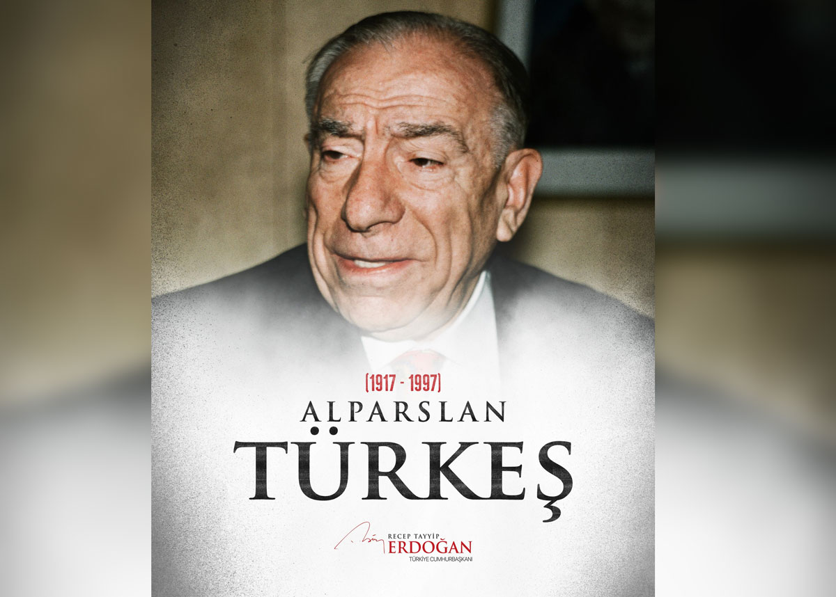 Cumhurba�kan� Erdo�an, MHP Kurucu Genel Ba�kan� Alparslan T�rke�'i and�