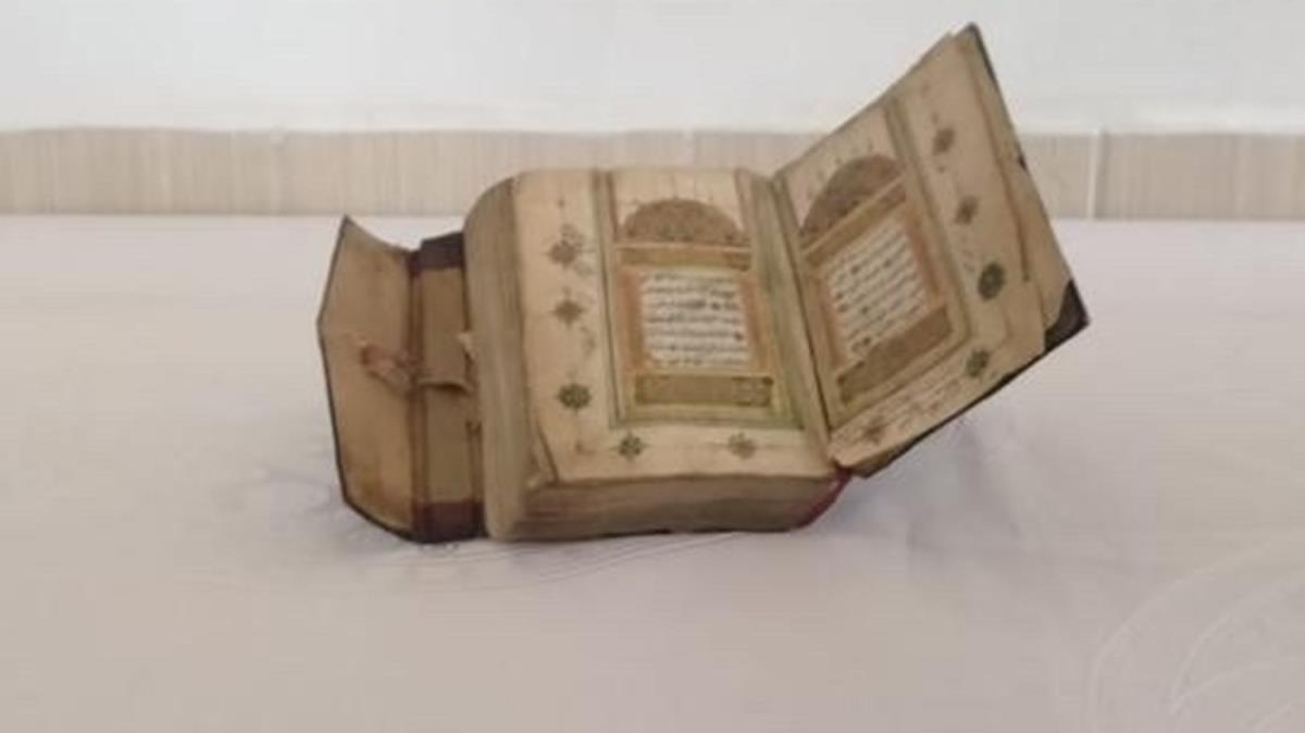 Burdur'da Osmanl Dnemi'ne ait el yazmas Kuran- Kerim ele geirildi