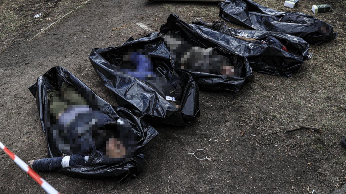 Ukrayna Basavcl: Rus ordusunun ikence ettii 5 kiinin cesedi bulundu