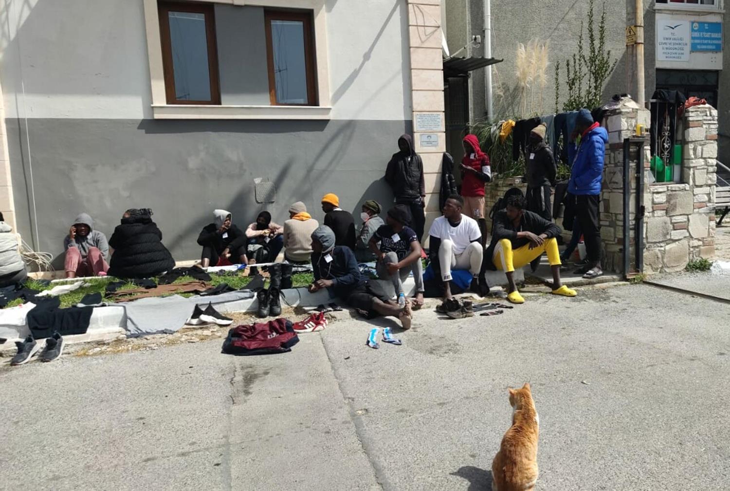 Midilli Adas�'na gitmeye �al��an 33 g��men yakaland�