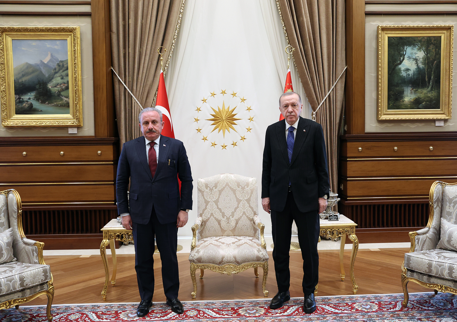 Ba�kan Erdo�an, �entop'u kabul etti