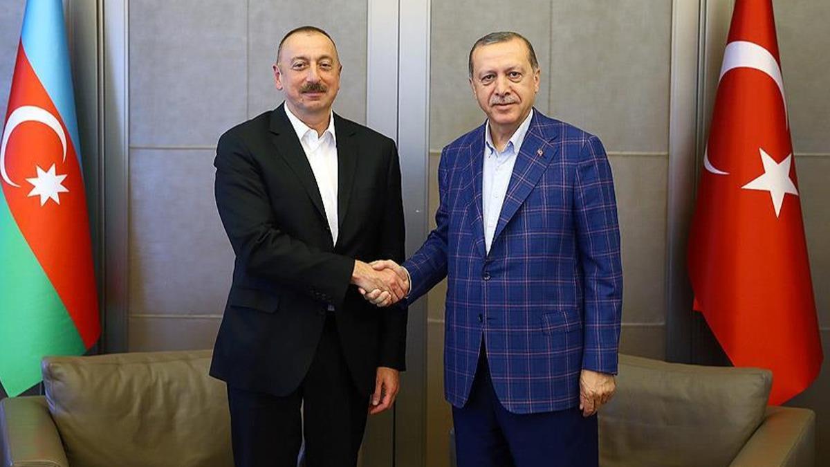 Cumhurbakan Erdoan, Aliyev ile grt 