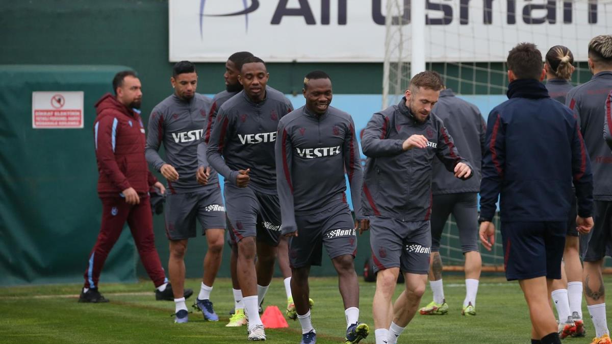 Trabzonspor'da Gaziantep FK ma ncesi 4 eksik