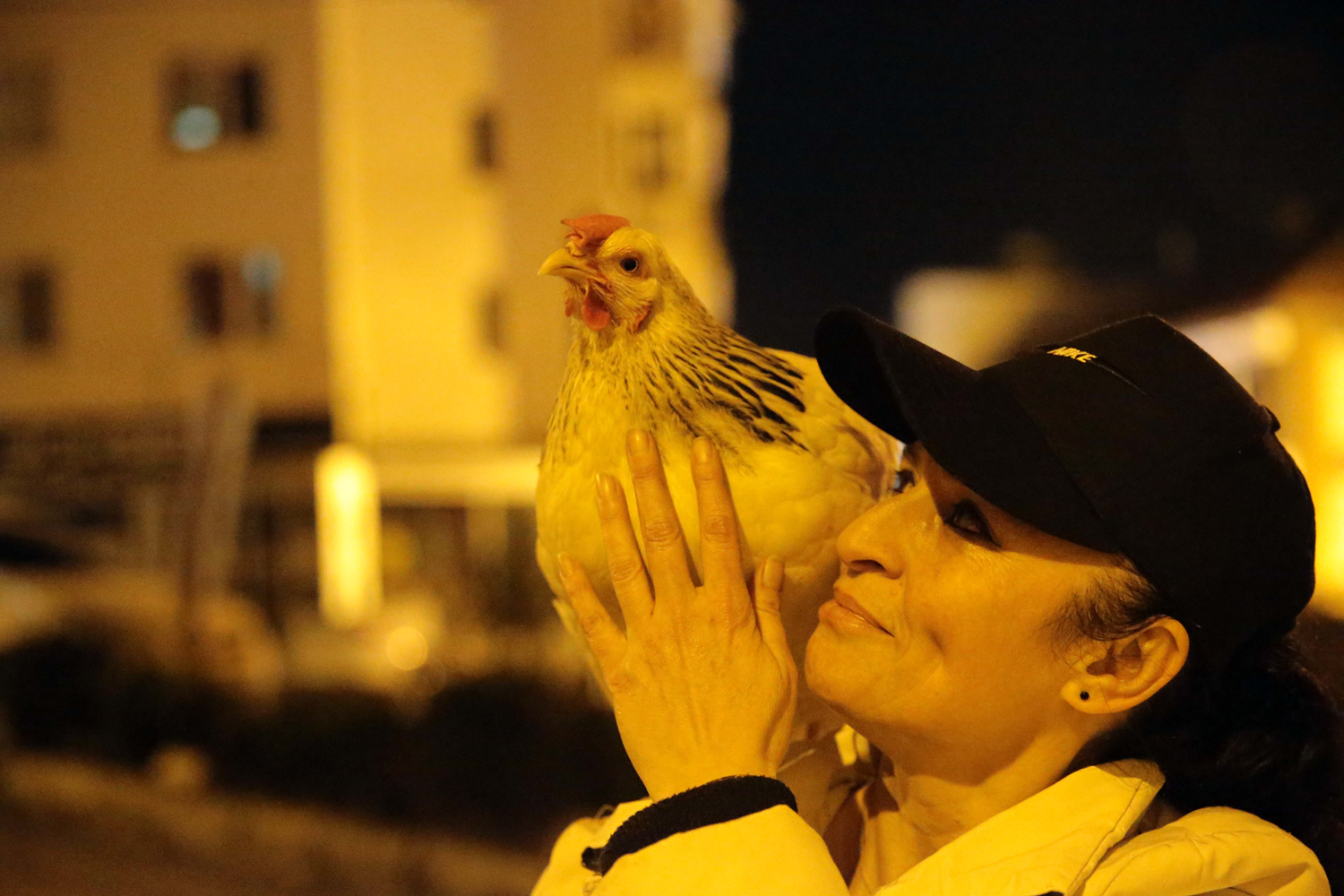 Sokak sokak gezerek sahipsiz hayvanlar� besliyor