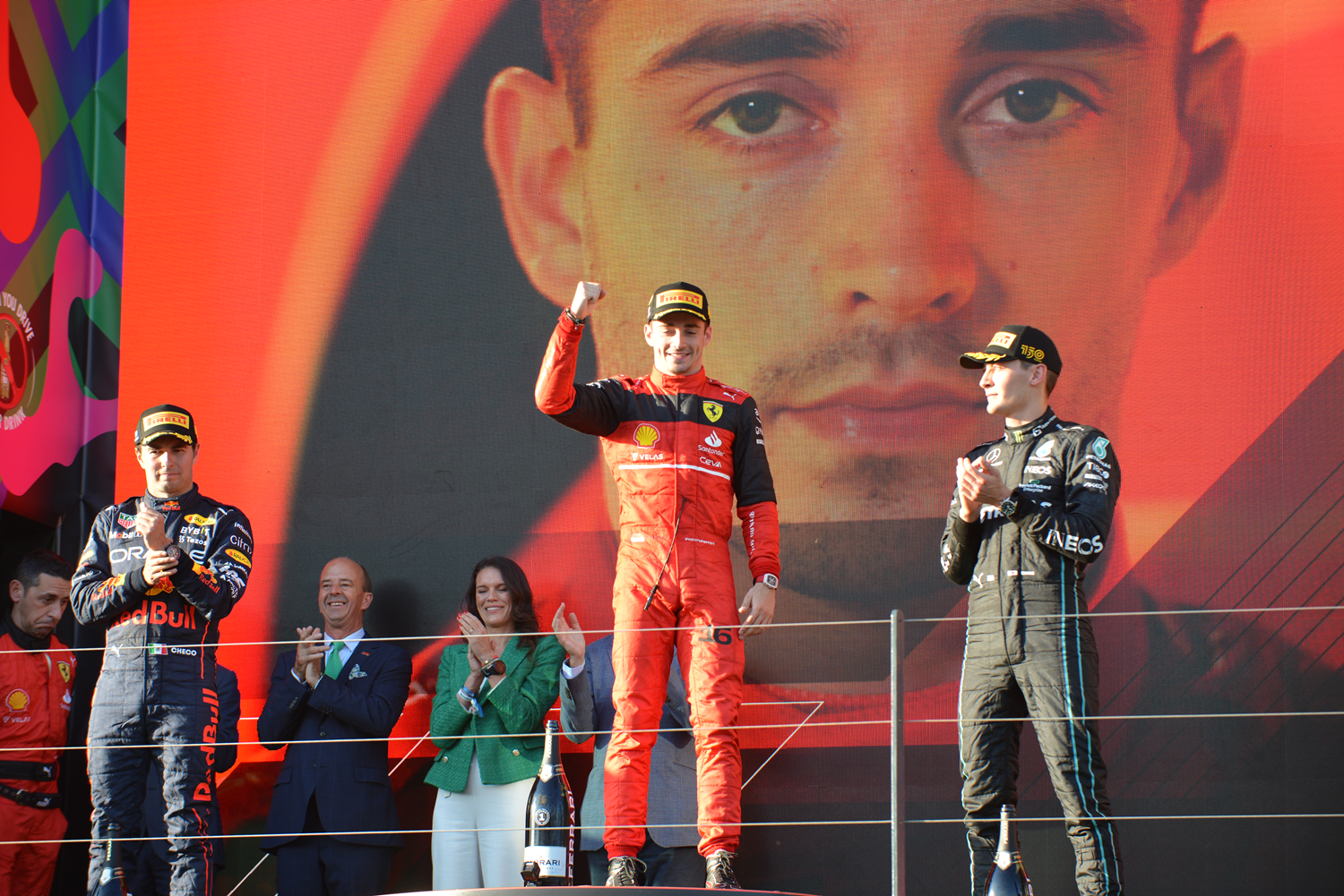 Formula 1 Avustralya Grand Prix'sinin galibi Charles Leclerc