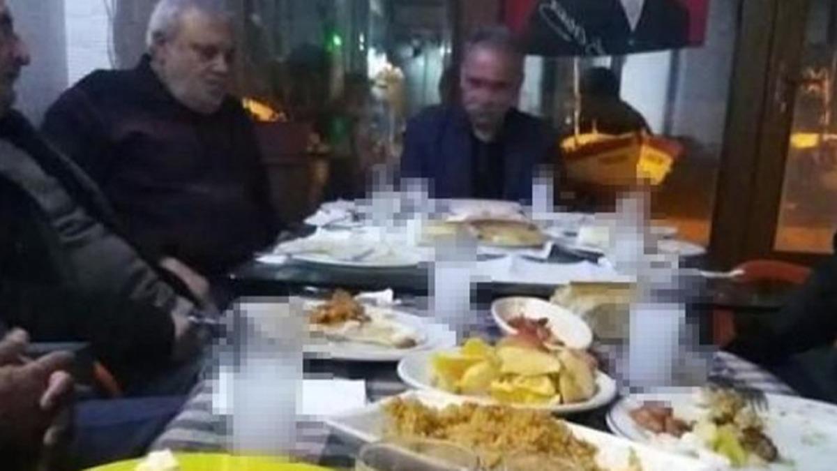 CHP'li bakan Ramazan'da rak sofrasnda! ''Bir iftar yemei de byle bitti''