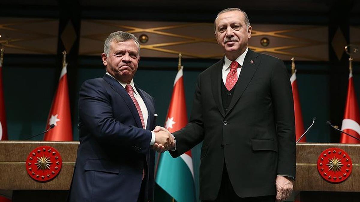 Cumhurbakan Erdoan, rdn Kral 2. Abdullah ile grt