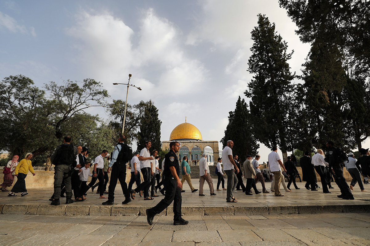 Fanatik Yahudilerden Mescid-i Aksa'ya bask�n