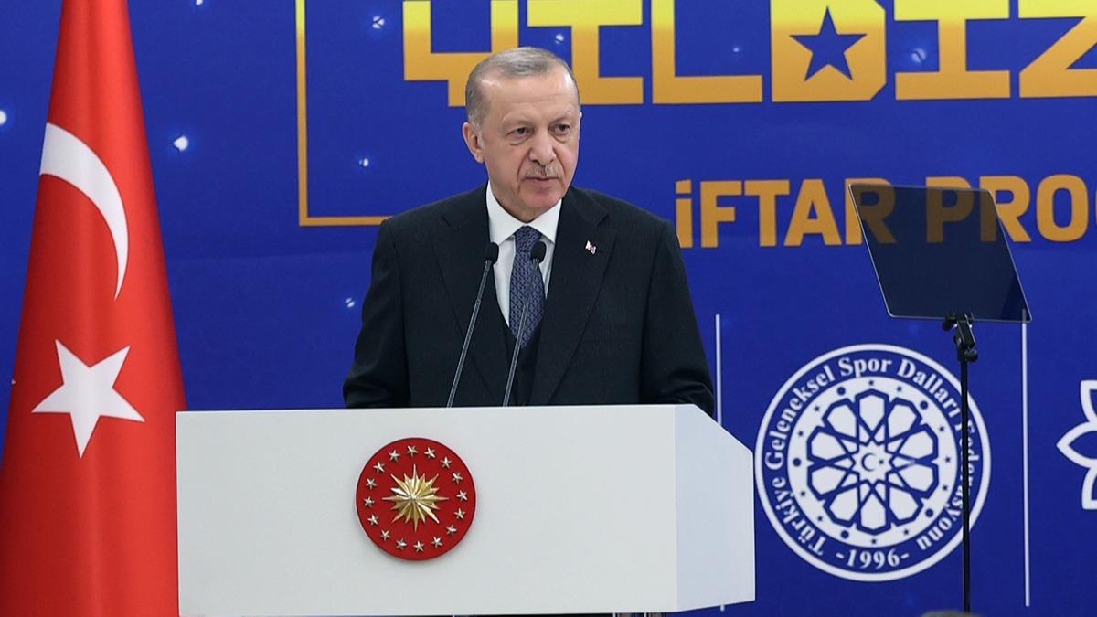 Cumhurbakan Erdoan: Spordaki baarlarmz tesadfi deildir 