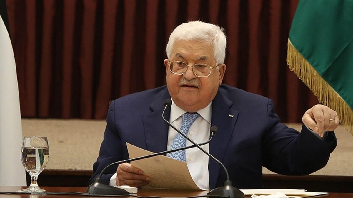 Filistin Devlet Bakan Abbas'tan Mescid-i Aksa'nn tarihi statsnn deitirilmesine ret