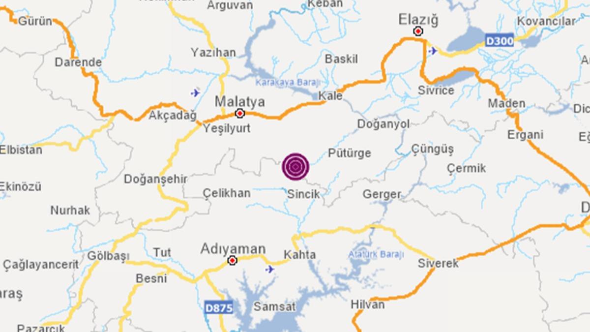 Malatya'da 3.5 byklnde deprem