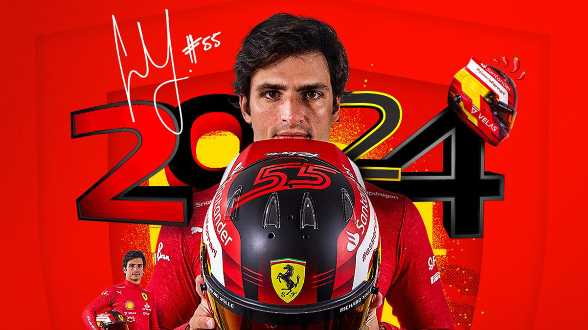 Carlos Sainz 2024 y�l�na kadar Ferrari'de