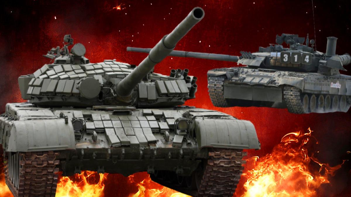T-72 ve T-80 'uan tanklara' dnt! Bylesi grlmedi