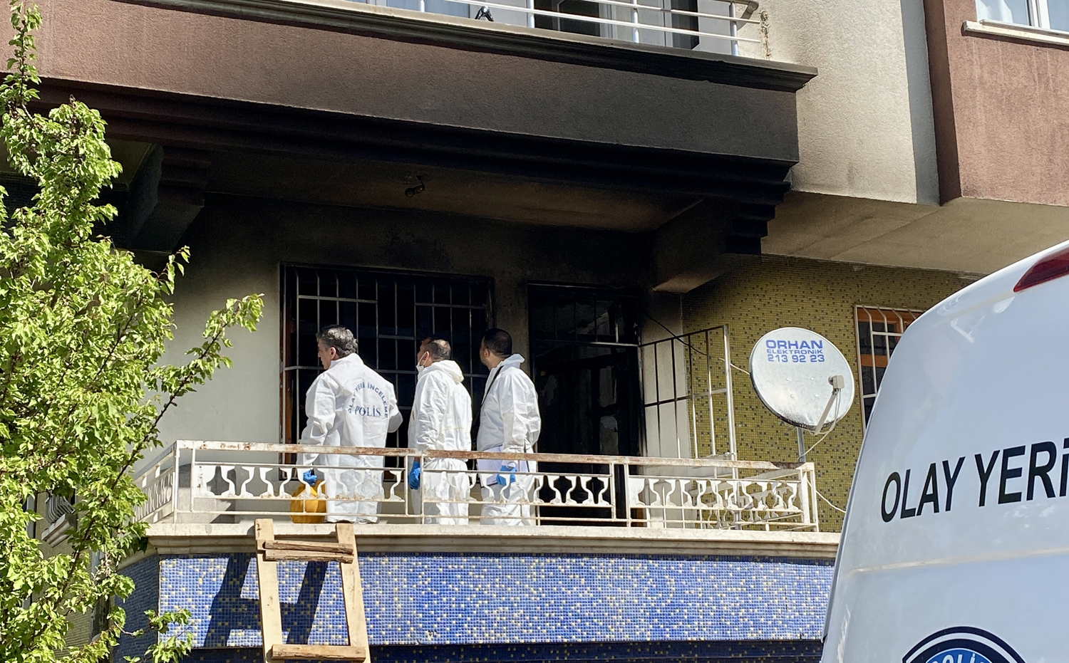 K�r�ehir'de evde ��kan yang�nda bir �ocuk �ld�, ayn� aileden 6 ki�i yaraland�