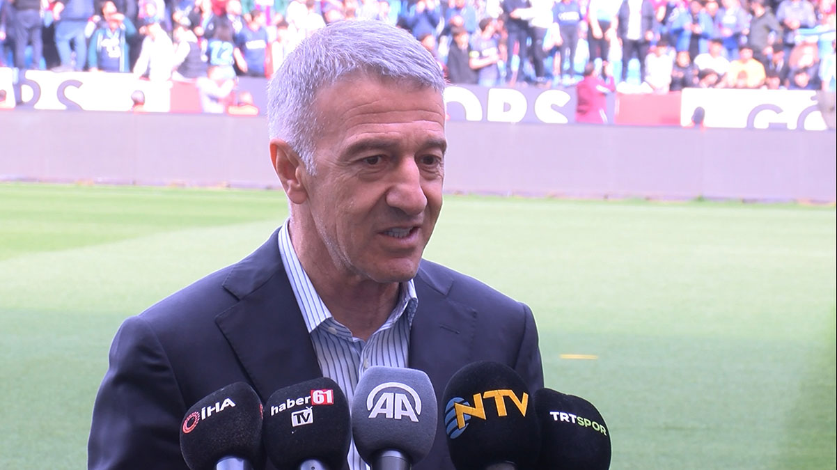 Ahmet A�ao�lu'ndan Trabzonspor taraftarlar�na uyar�! 'Silahlara sar�lmay�n'