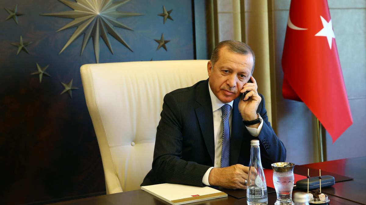 Cumhurbakan Erdoan, BM Genel Sekreteri  Guterres ile bir telefon grmesi gerekletirdi 