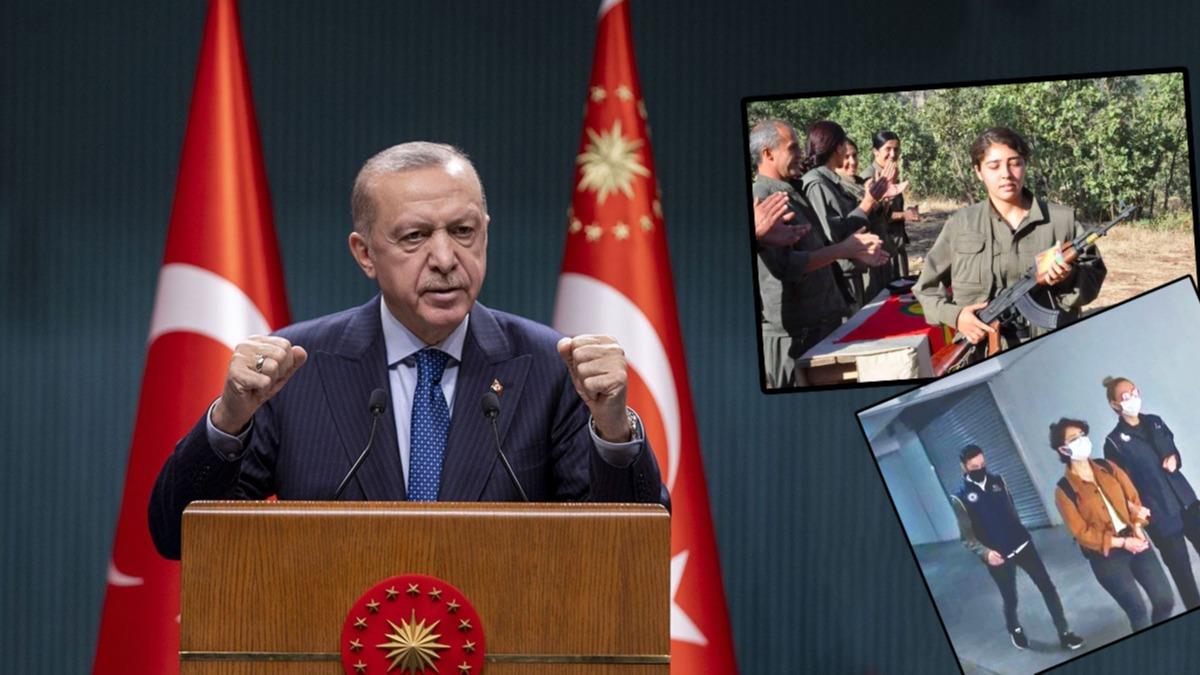 PKK kampnda fotoraflar kan BB alan... Bakan Erdoan: Seim ncesi verilmi szler var