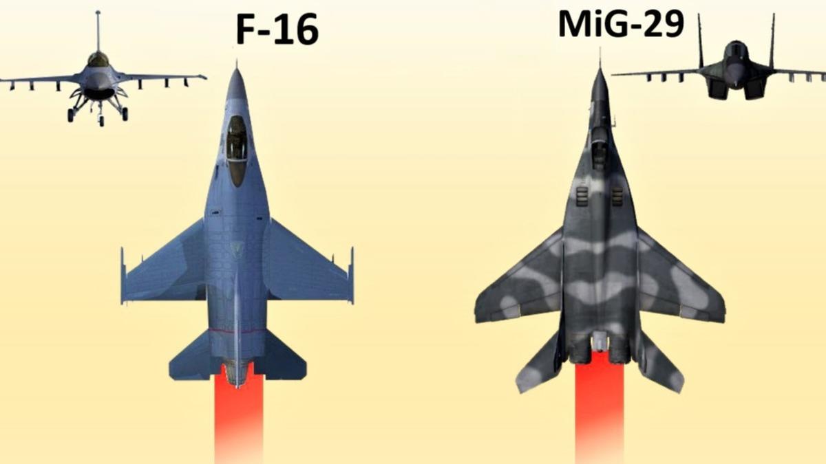 Ezeli rekabet! F-16 Savaan ahin mi, Mikoyan MiG-29 mu?