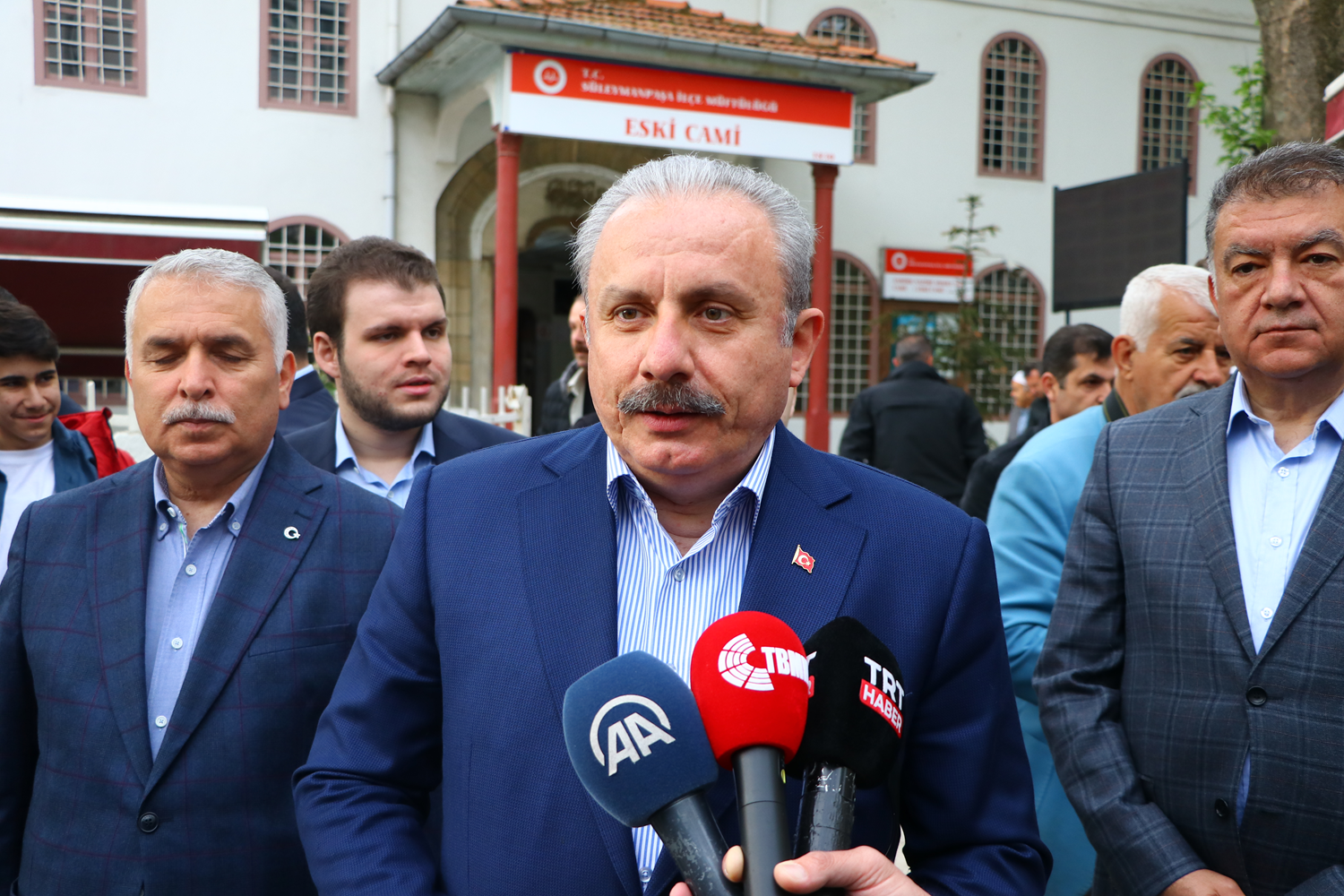 TBMM Ba�kan� �entop, bayram namaz�n� Tekirda�'da k�ld�