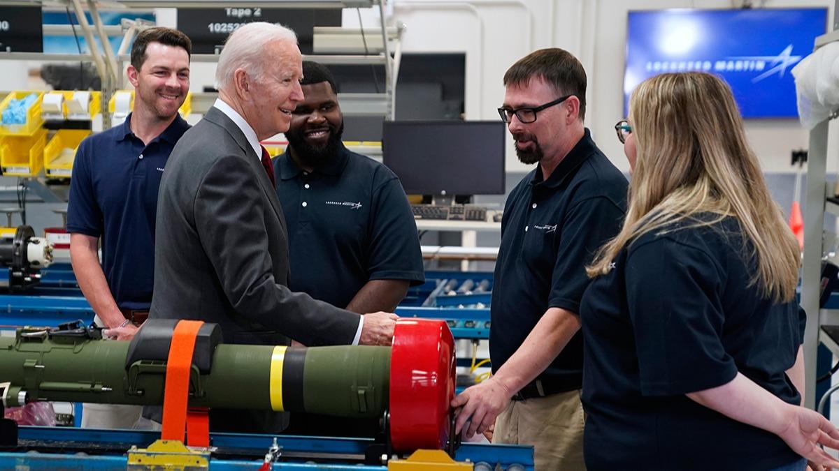 Biden, Lockheed Martin fabrikasn ziyaret etti