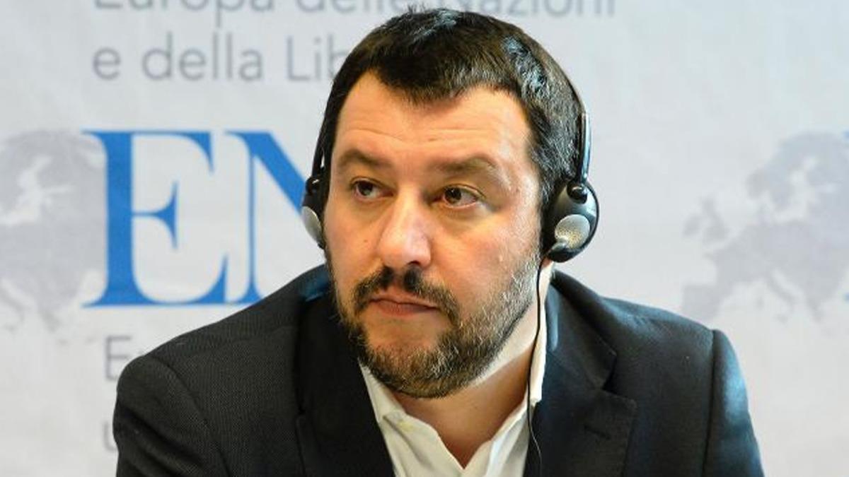Senatr Matteo Salvini'den Trk bykeliliine ziyaret