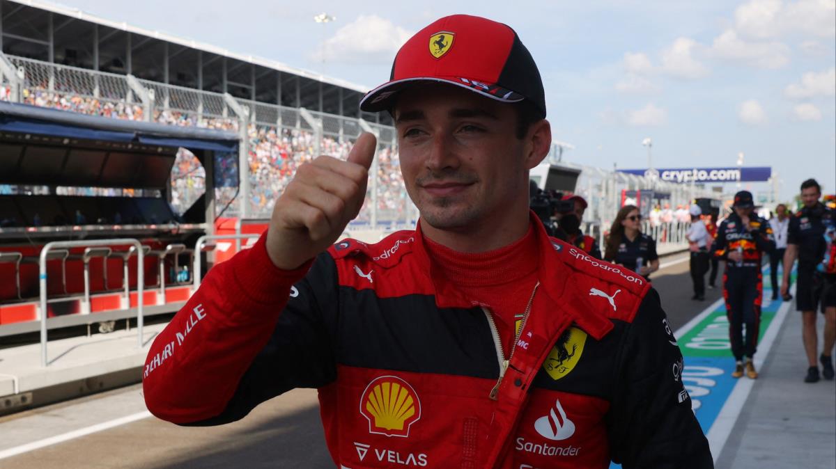 Charles Leclerc, F1 Miami Grand Prix'sine ilk sradan balayacak