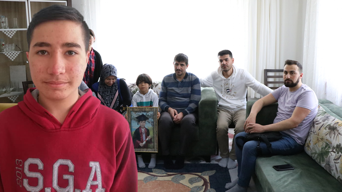 14 ya��ndaki Ebubekir, 12 ki�iye umut oldu