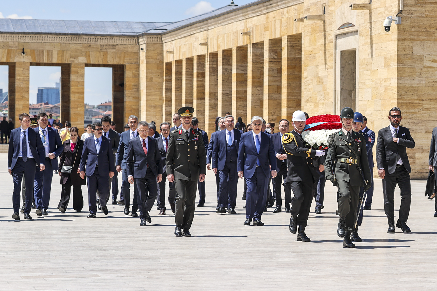 Tokayev'den An�tkabir'e ziyaret