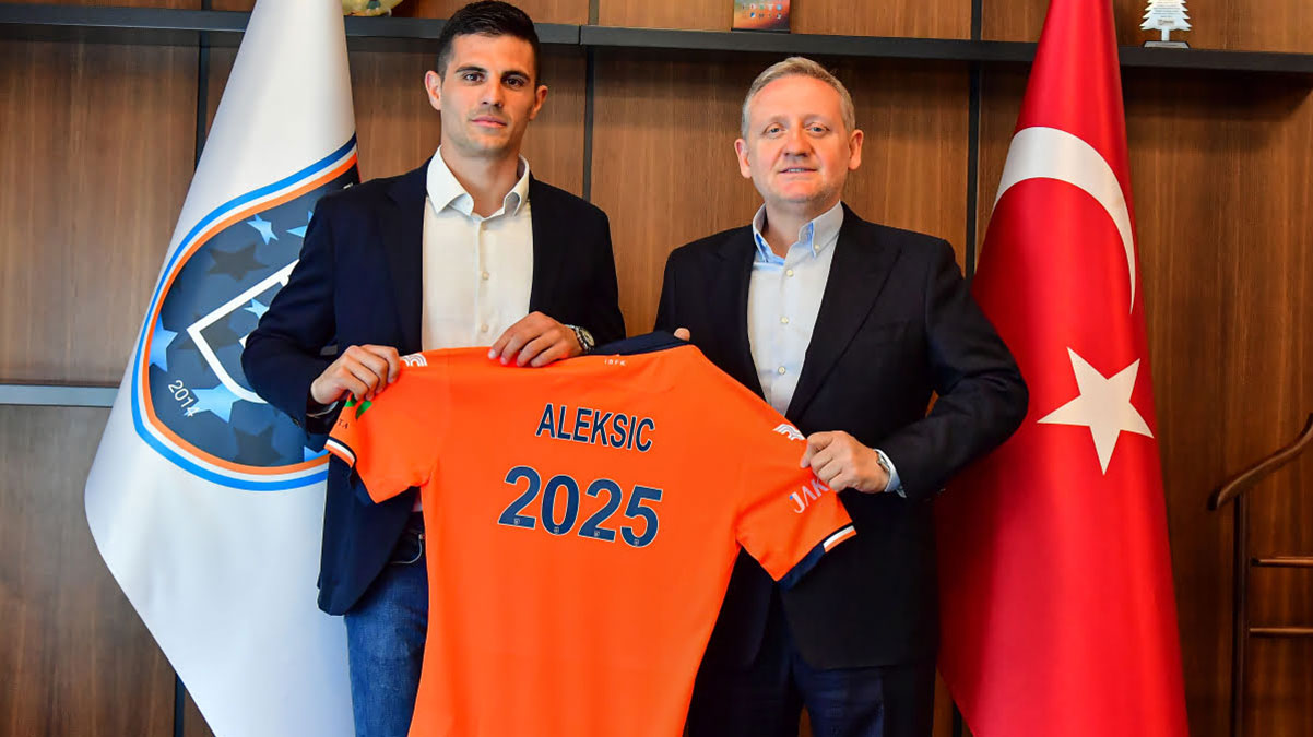 Danijel Aleksic 3 y�l daha Ba�ak�ehir'de