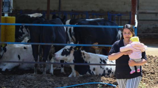 27 yaşındaki kadın devlet desteğiyle tarım yapıyor