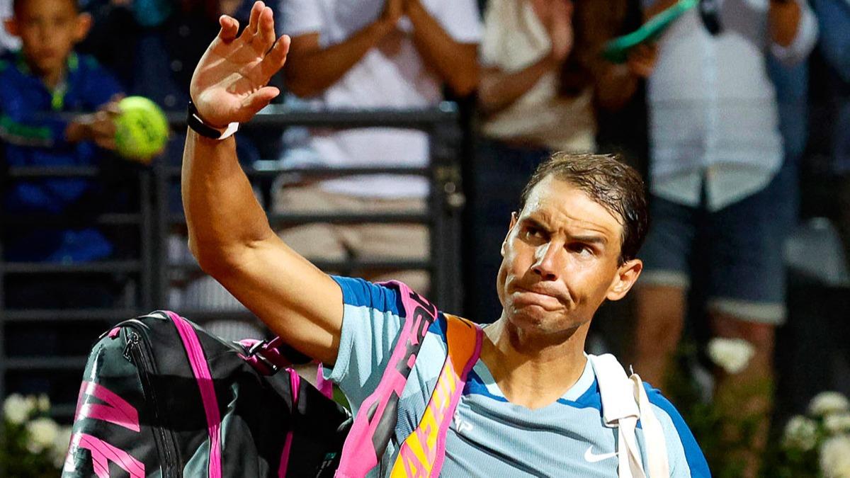 Rafael Nadal'dan Roma Ak'a erken veda