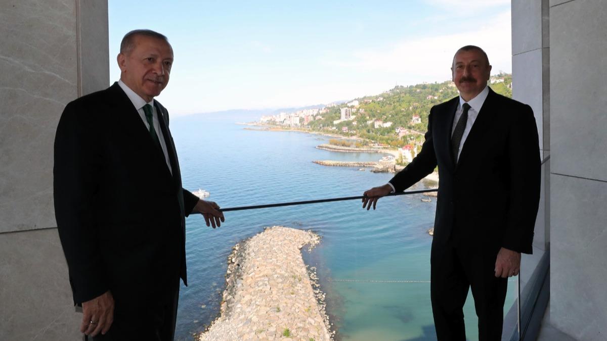 Cumhurbakan Erdoan, Azerbaycan Cumhurbakan Aliyev ile grt