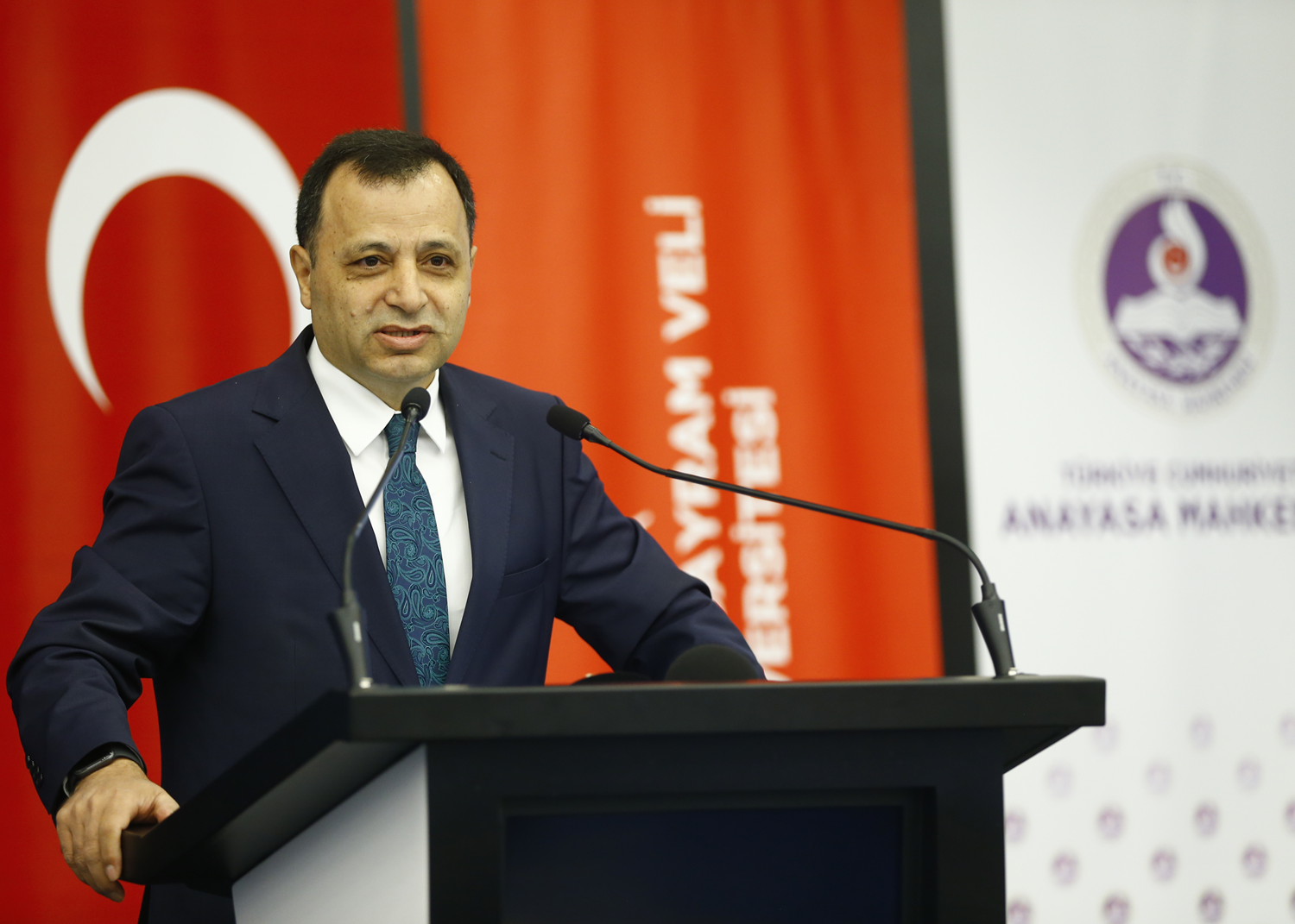 AYM Ba�kan� Arslan: Ohal KHK'lar�n�n denetlenmedi�i iddias� do�ru de�ildir