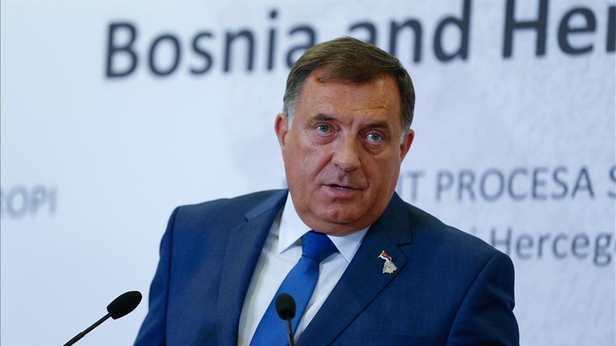 Srp lider Dodik, Bosna Hersek Devlet Bakanl Konseyi Bakan Dzaferovic'in istifasn istedi